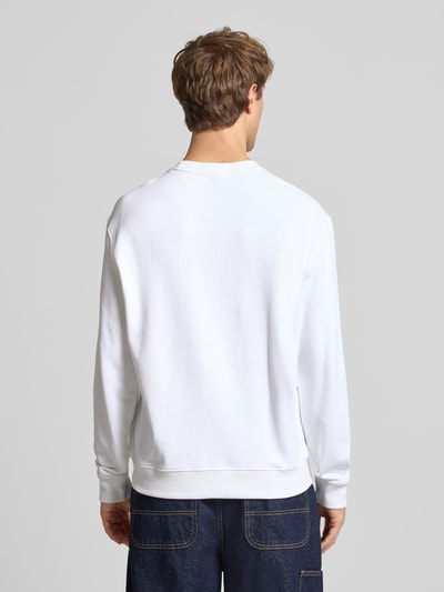 Calvin Klein Jeans Sweatshirt met labeldetail en ronde hals Wit - 5