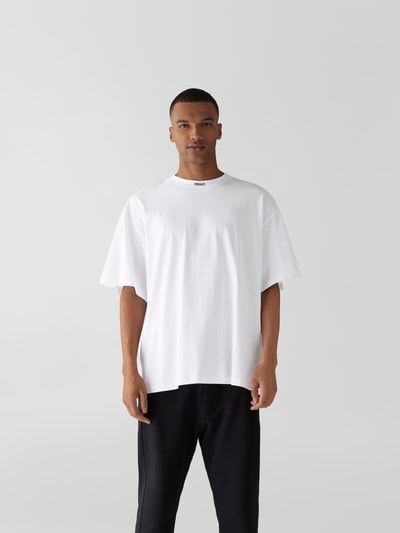 Preach Oversized T-Shirt mit Statement-Print Weiss 4