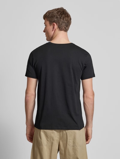 Alpha Industries T-shirt met labelprint Zwart - 5