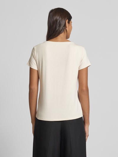 monari T-Shirt mit Strasssteinbesatz Sand 5