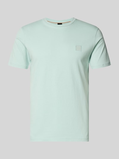 BOSS Orange Regular Fit T-Shirt aus reiner Baumwolle Modell 'TALES' Tuerkis 2