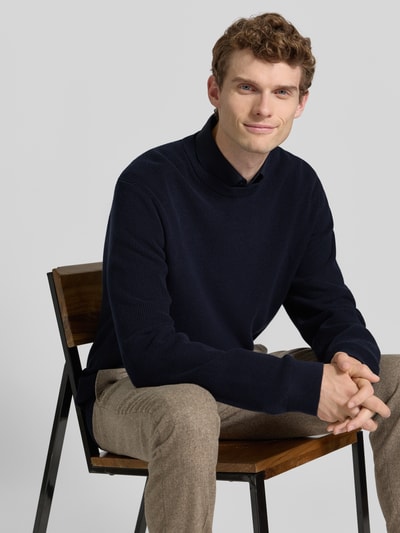 MCNEAL Strickpullover mit gerippten Abschlüssen Marine 3