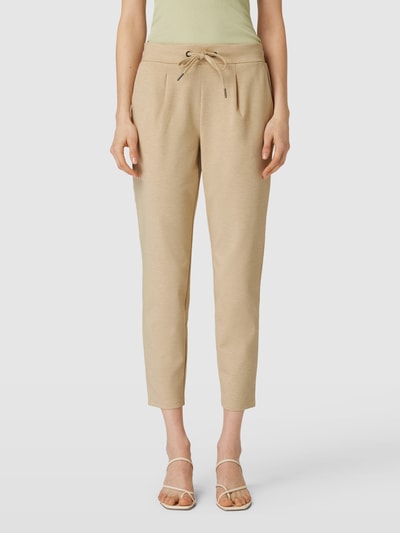 B.Young Stoffen broek met verkorte pijpen, model 'RIZET' Beige - 4