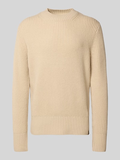 G-Star Raw Strickpullover mit gerippten Abschlüssen Offwhite 2