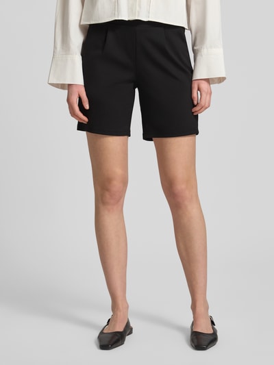 ICHI Shorts mit elastischem Bund Modell 'Kate' Black 4
