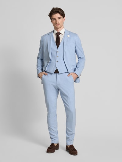 MCNEAL Kamizelka o kroju slim fit ze wzorem na całej powierzchni Jasnoniebieski 1