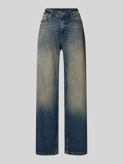 Only Jeans mit weitem Bein im Used-Look Modell 'MADISON' Jeansblau 2