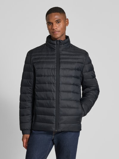 BOSS Orange Slim Fit Steppjacke mit Stehkragen Modell 'ODEN2' Black 4