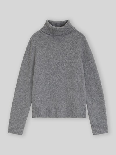 BOSS Regular Fit Turtleneck aus Wolle Kaschmir mit Rollkragen Hellgrau 2
