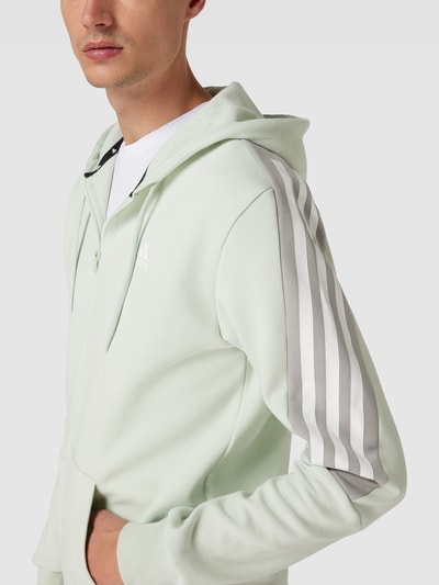 ADIDAS SPORTSWEAR Sweatjacke mit Galonstreifen Mint 3