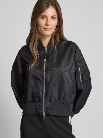 Blonde No. 8 Bomberjacke mit Zweiwege-Reißverschluss Black 3