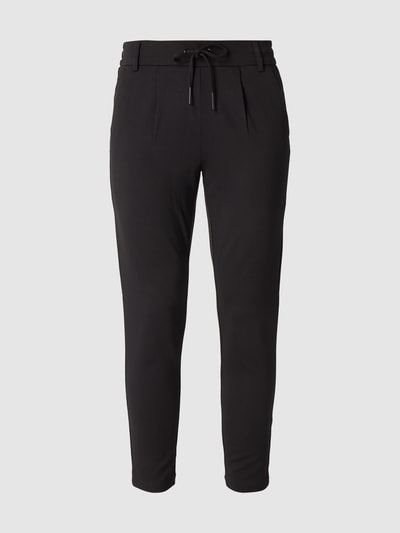 Only Stoffen broek met elastische band Zwart - 2