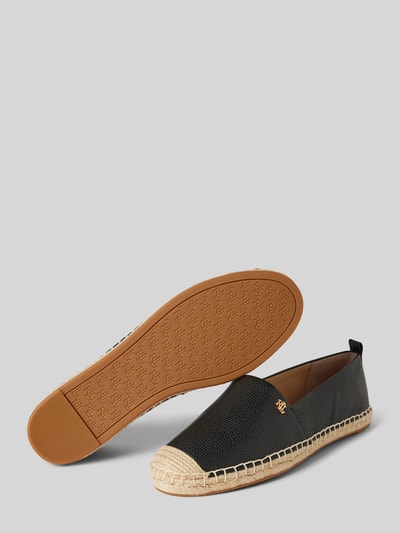 Lauren Ralph Lauren Espadrilles aus Leder Modell 'CAMERYN' Black 4