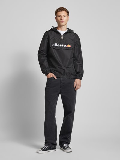 Ellesse Kurtka z wyhaftowanym logo model ‘MONT’ Czarny 1