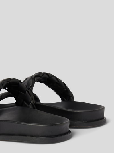 ALOHAS Sandalen aus echtem Leder Black 3