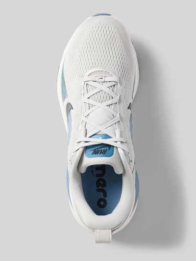 Produktfoto, Sneaker mit Logo-Print Modell 'VOMERO 18' von Nike, Herren Sneaker, weiß-blaues Mesh, glatte und strukturierte Oberflächen