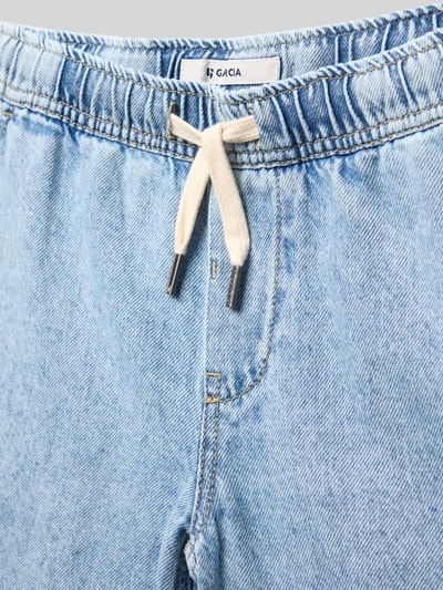 Garcia Regular fit korte jeans met elastische band Lichtblauw - 2