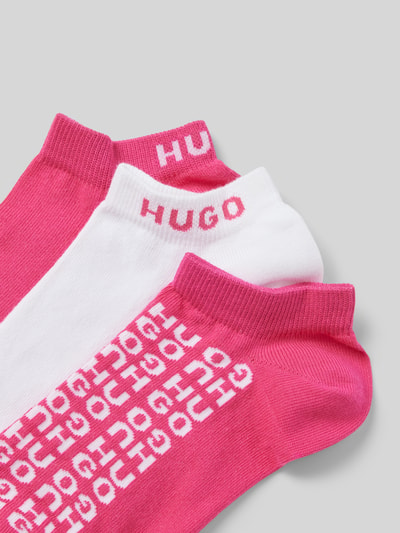 HUGO Socken mit Label-Detail im 3er-Pack Pink 2