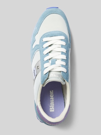 Blauer USA Sneaker mit Label-Detail Modell 'MILLEN' Hellblau 3