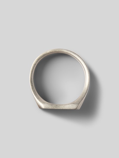 VETEMENTS Ring mit Logo-Prägung Silber 3