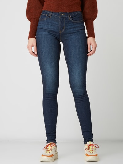 Levi's® Super Skinny Fit Jeans mit Stretch-Anteil Modell '710' Jeansblau 4