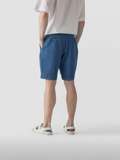 Officine Générale Jeansshorts mit Eingrifftaschen Bleu 5