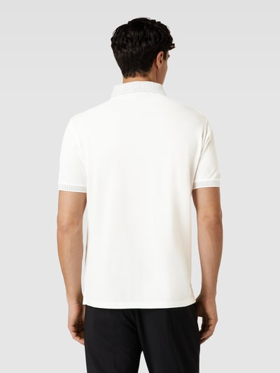 Emporio Armani Poloshirt mit Label-Stitching Weiss 5