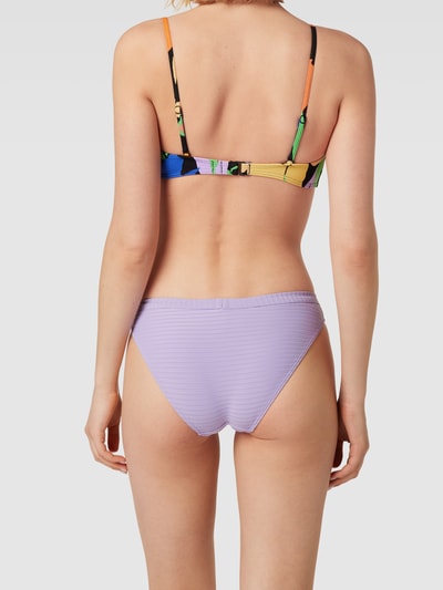 Skiny Bikini-Hose mit Streifenmuster Flieder 4