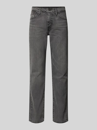 Produktfoto, graue Slim Fit Jeans aus Baumwoll-Lyocell-Mix Modell '511® SLIM' von Levi's®, dezente Waschung, glatte Oberfläche, Herren Slim Fit Jeans