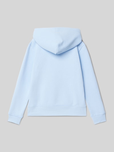 Polo Sport Hoodie met labelprint Bleu - 3