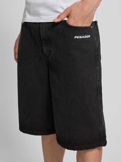 Pegador Bermudas mit Label-Stitching Modell 'KOLAR JORTS' Black 3