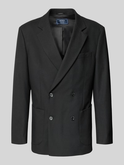 MCNEAL Regular Fit Anzugssakko mit Viskose-Anteil und Reverskragen Black 2