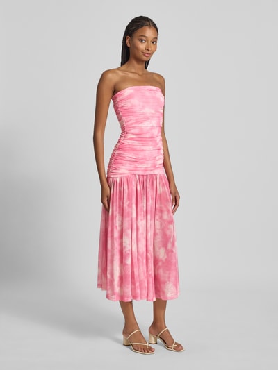 Bardot Cocktailkleid im Off-Shoulder-Look Modell 'SOLANA' Rosa 1