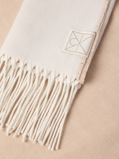 CK Calvin Klein Schal mit Label-Detail Beige 2