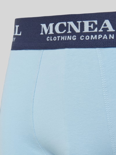 MCNEAL Boxershort met labelstitching in een set van 3 stuks Blauw - 2