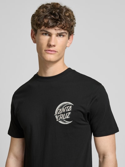 SANTA CRUZ T-Shirt mit Label-Print Black 3