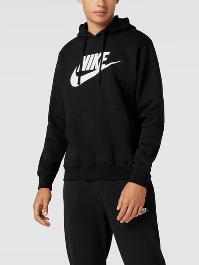 Nike Hoodie mit Label-Print Black 4