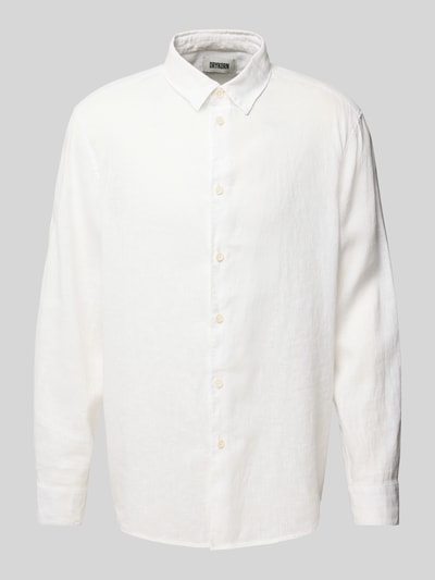Drykorn Regular Fit Freizeithemd aus Leinen-Baumwoll-Mix Weiss 2