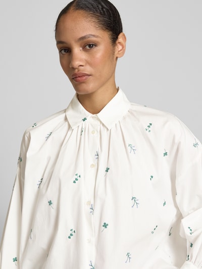 Weekend Max Mara Relaxed Fit Bluse mit überschnittenen Schultern Modell 'GILLY' Weiss 3
