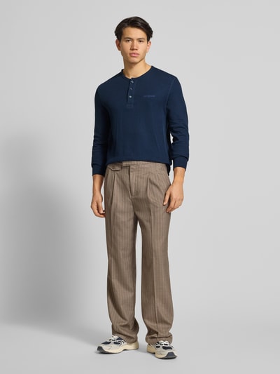 Tommy Jeans Regular fit shirt met lange mouwen van puur katoen Marineblauw - 1