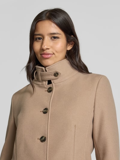 Cinque Płaszcz ze stójką i kieszeniami z patką model ‘ASTRO’ Beżowy 3