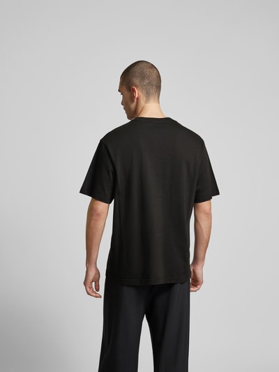 Kenzo T-Shirt mit Label-Print Black 5