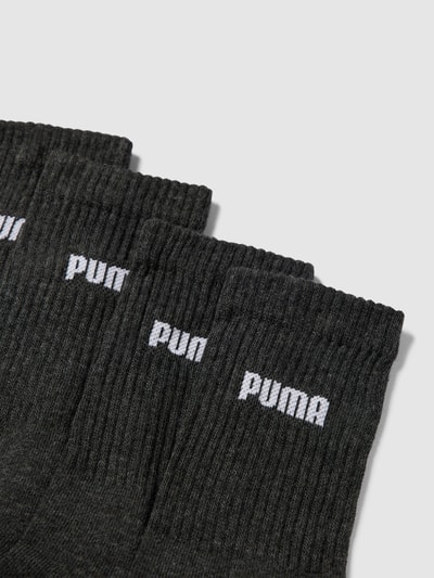 Puma Socken mit Label-Details im 4er-Pack Anthrazit Melange 2