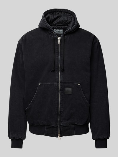 Carhartt Work In Progress Jacke mit Label-Patch Modell 'ACTIVE RIVET' Black 1