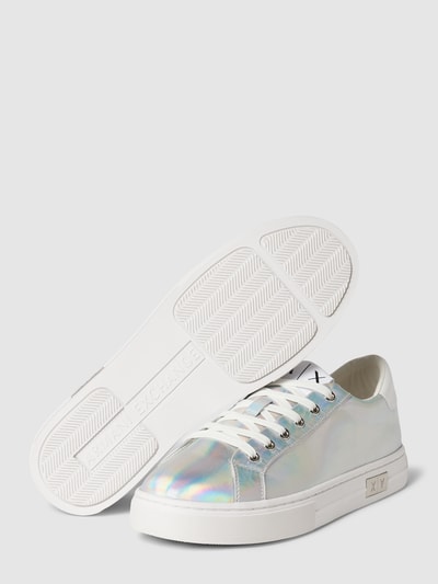 ARMANI EXCHANGE Sneakers met labeldetail Zilver - 4