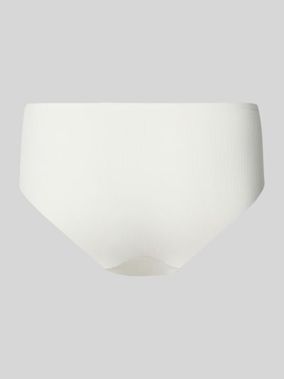 Productfoto, Slip uit modalmix van Sloggi voor dames, elastische modalmix, aansluitende pasvorm, riblook, elastische band, wit, gladde textuur