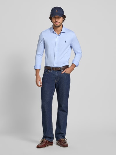 Polo Ralph Lauren Regular Fit Freizeithemd aus reiner Baumwolle Bleu 1
