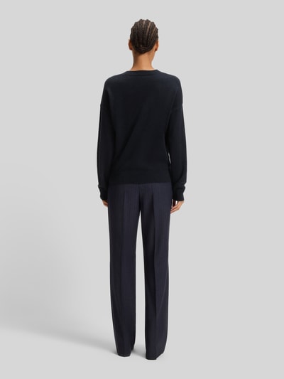 BOSS Relaxed Fit Strickpullover aus reinem Kaschmir Modell 'FASCONA' Marine 5