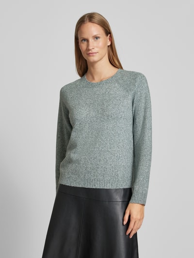 Vero Moda Weicher Pullover mit Glitzerfaden Modell 'DOFFYSHINE' Schilf 4