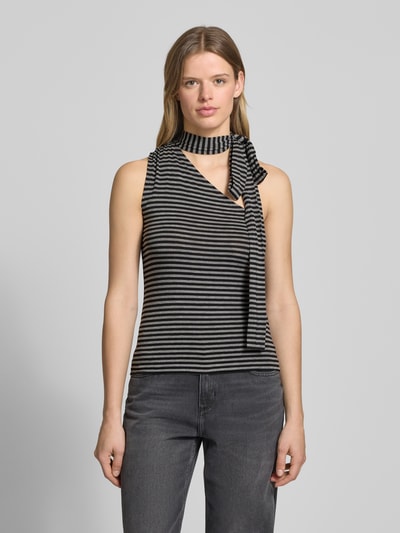 WEEKDAY Tanktop mit One-Shoulder-Träger Modell 'Iza' Black 4